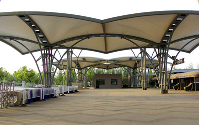 广场膜结构景观建筑