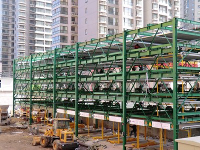 小区新建立体停车库